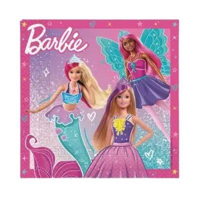 Guardanapos de papel Barbie Fantasy (20 unidades)