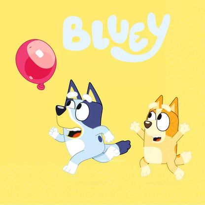 Guardanapos de papel Bluey (16 unidades)