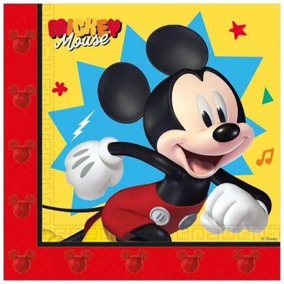 Guardanapos de papel Mickey Jump into Fun (20 unidades)