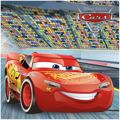 Guardanapos de papel festa Cars (20 unidades)