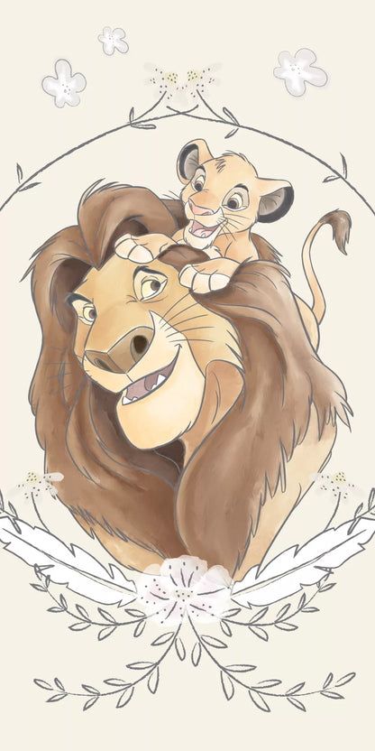 Toalha praia algodão Rei Leão Simba