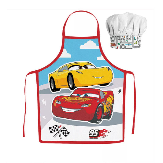 Avental e Chapéu Cozinha Cars Cruz Ramirez