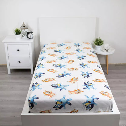 Lençol Ajustável com elástico Bluey Bingo 90x200 cm