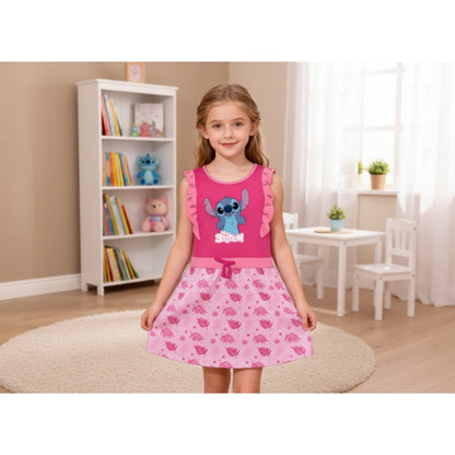 Vestido Stitch (3-8 anos)