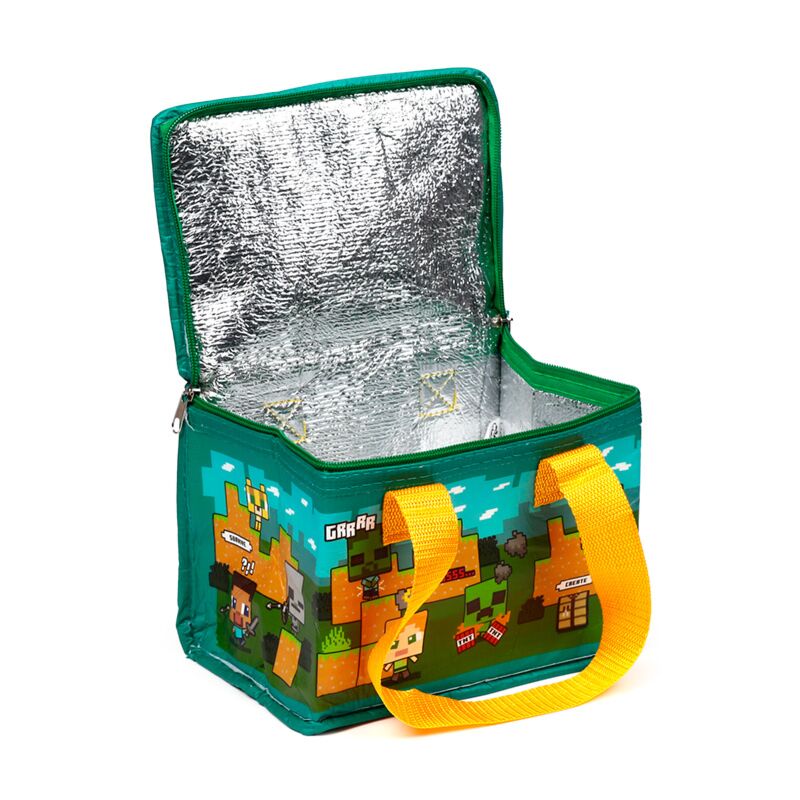 Lancheira RPET Minecraft Steve & Alex