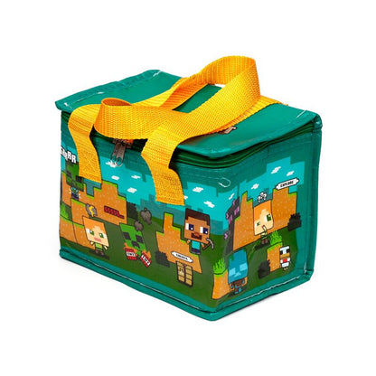 Lancheira RPET Minecraft Steve & Alex