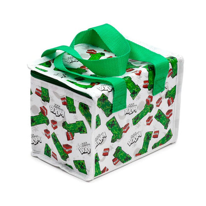 Lancheira feita de plástico reciclado RPET Minecraft Creeper & TNT