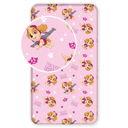 Lençol ajustável com elástico Patrulha Pata Pup Power (90 x 200 cm)