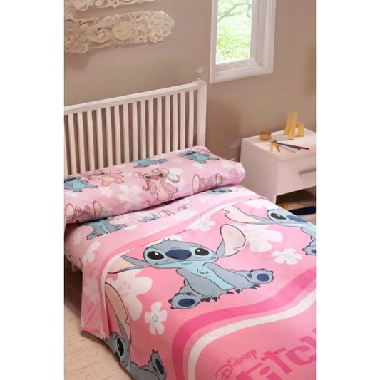 Conjunto cama Stitch Individual - BONECADA