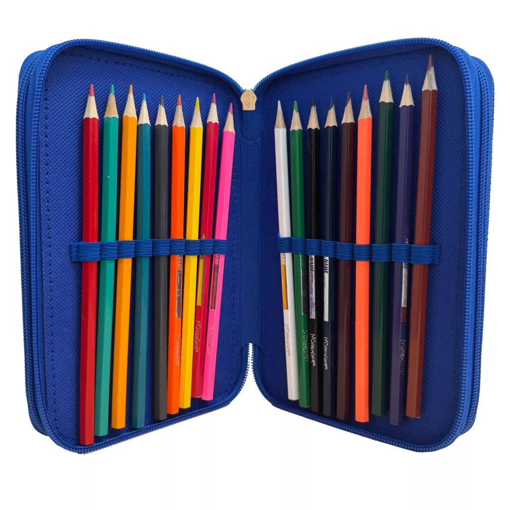 Conjunto Escolar Sonic the Hedgehog Modern com estojo triplo