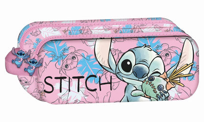 Estojo 2 Compartimentos Lilo & Stitch Doll 23 cm