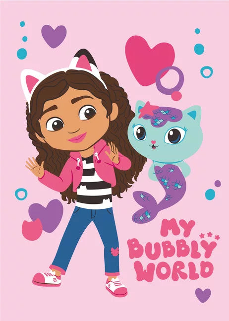 Manta Polar Gabby Bubbly World (100x150) - BONECADA