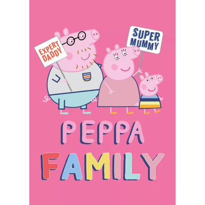 Manta Polar Peppa Family (100x140)