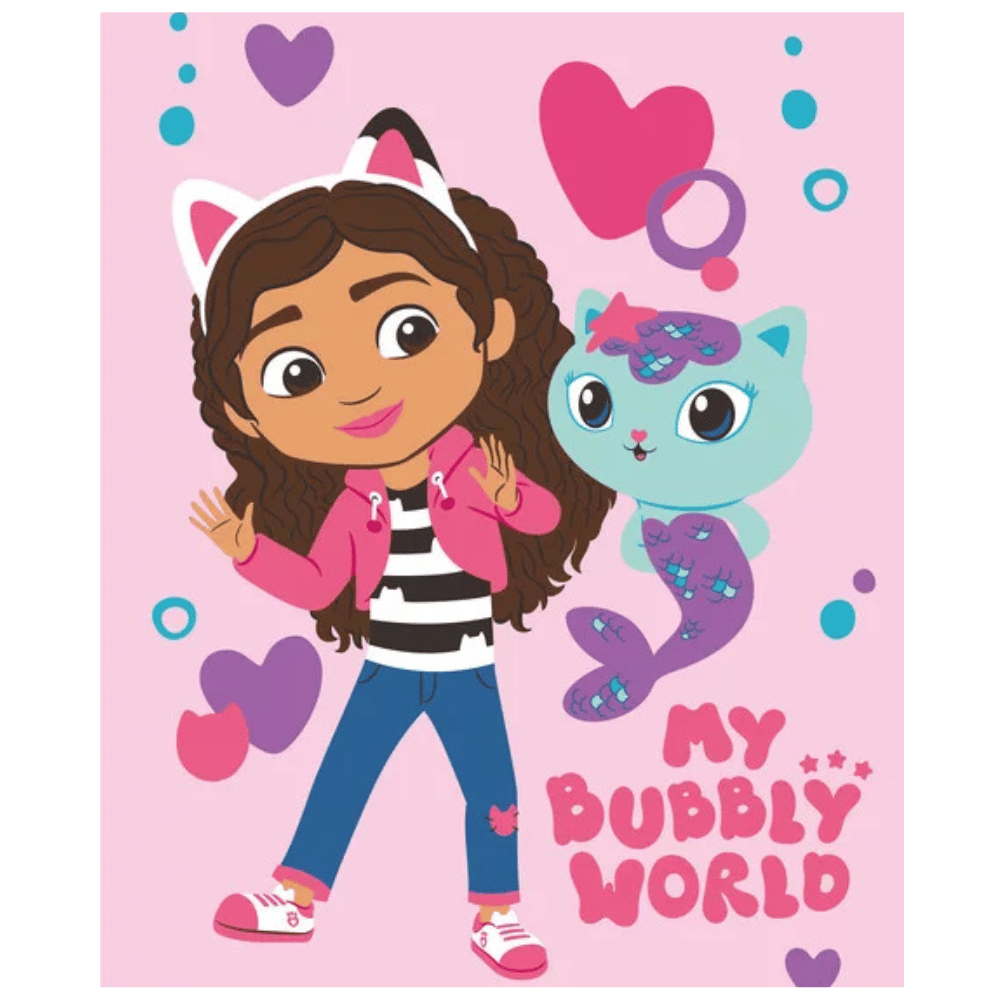 Manta Polar Gabby Bubbly World (100x150) - BONECADA