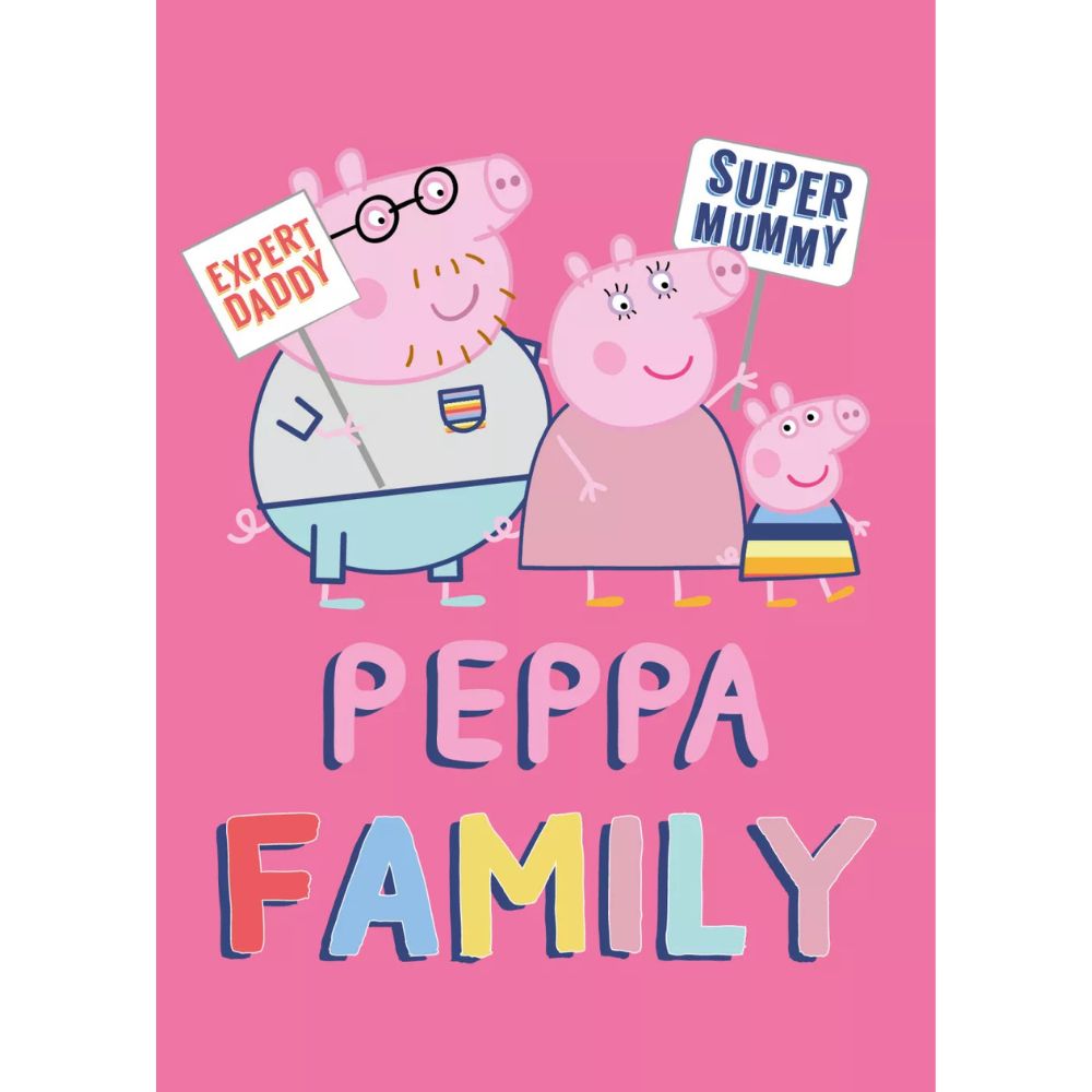 Manta Polar Peppa Family (100x140)