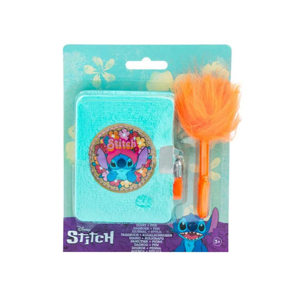 Mini Diario com Esferografica Stitch - BONECADA
