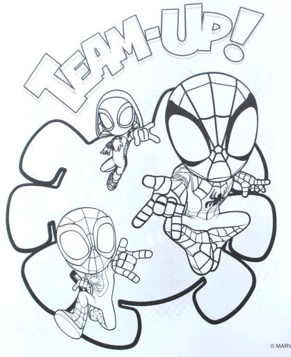 Mini Set de Colorir Homem Aranha 14x13 cm