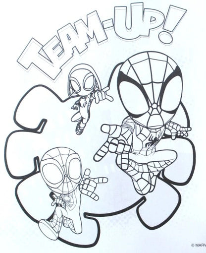 Mini Set de Colorir Homem Aranha 14x13 cm