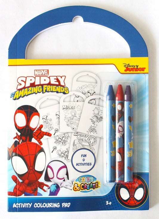Mini Set de Colorir Homem Aranha 14x13 cm