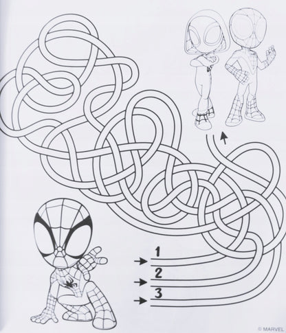 Mini Set de Colorir Homem Aranha 14x13 cm