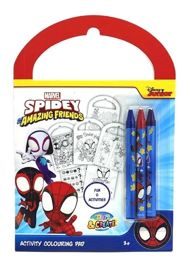 Mini Set de Colorir Homem Aranha 14x13 cm