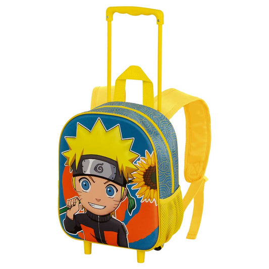 Mochila 3D com Rodas pré-escolar Naruto Peace