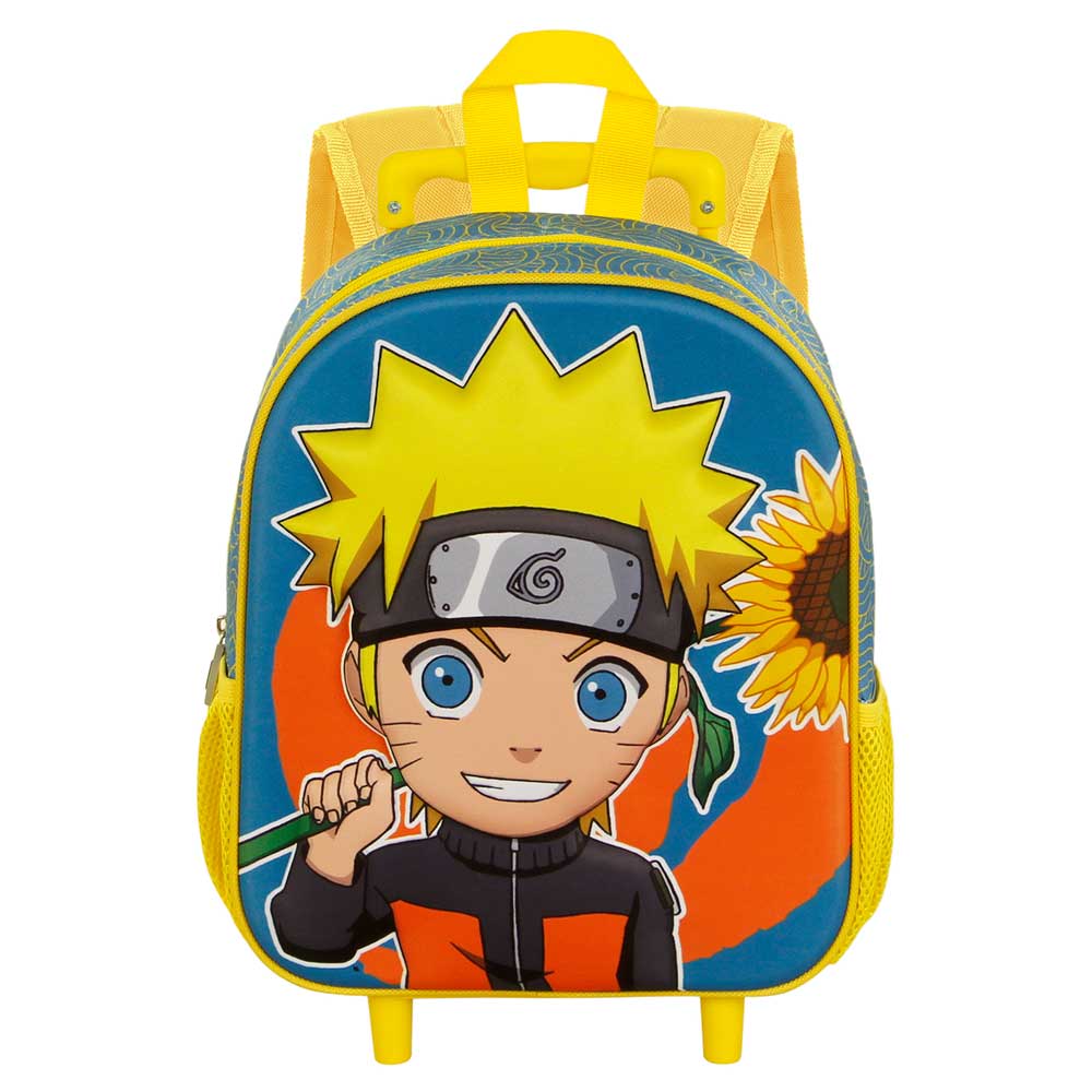 Mochila 3D com Rodas pré-escolar Naruto Peace