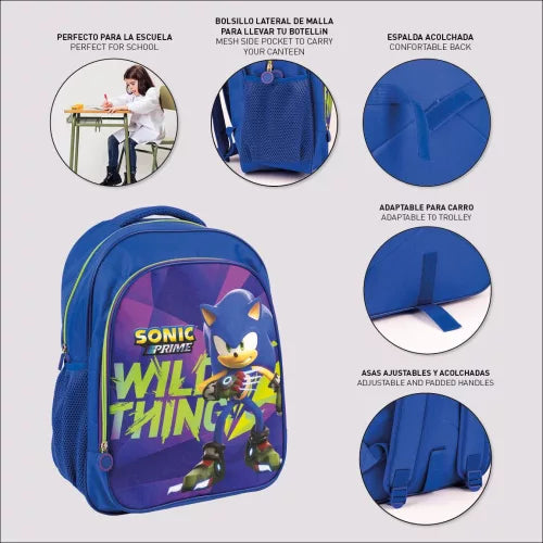 Mochila Sonic 41 cm - BONECADA
