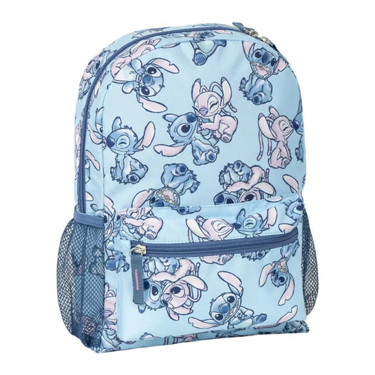 Mochila pré-escolar Stitch Azul 33 cm - BONECADA