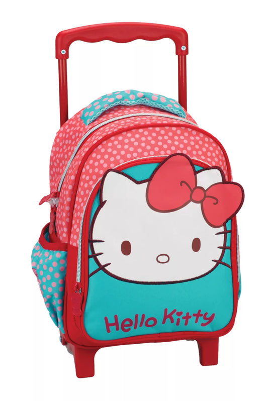 Mochila Trolley pré-escolar Hello Kitty 30 cm - BONECADA