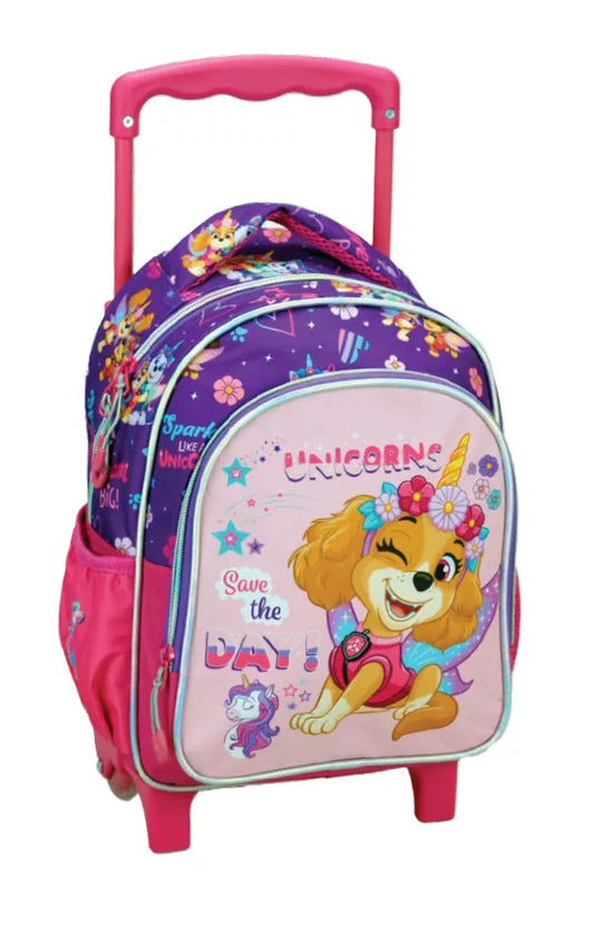 Mochila Trolley pré-escolar Patrulha Pata Save the day 30 cm