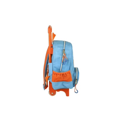Mochila Trolley pré-escolar Smurfs 30 cm - BONECADA