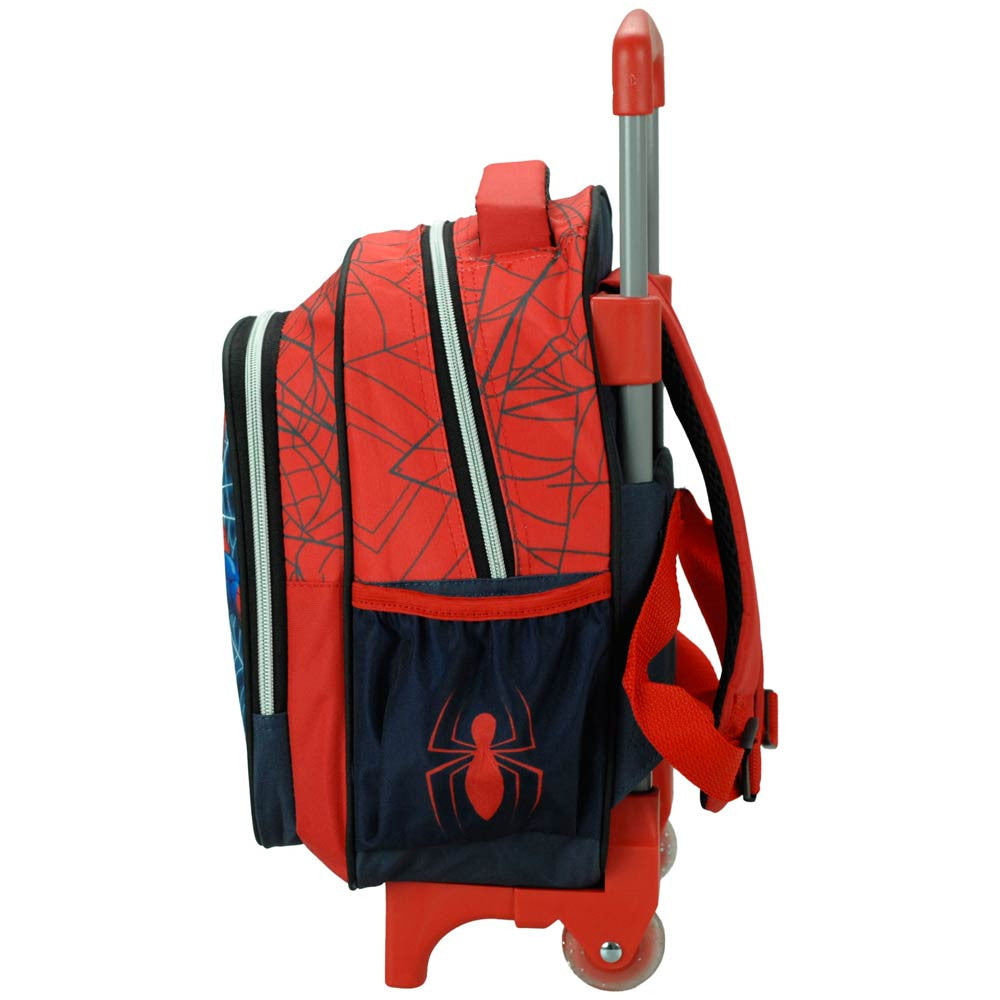 Mochila Trolley pré-escolar Spiderman Frame 30 cm - BONECADA