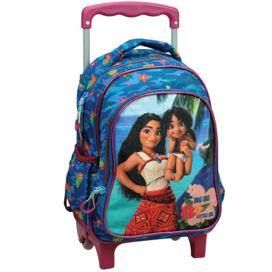Mochila Trolley pré-escolar Vaiana 30 cm - BONECADA