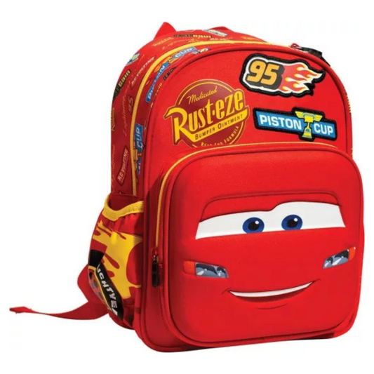 Mochila pré-escolar Cars Piston 30 cm - BONECADA