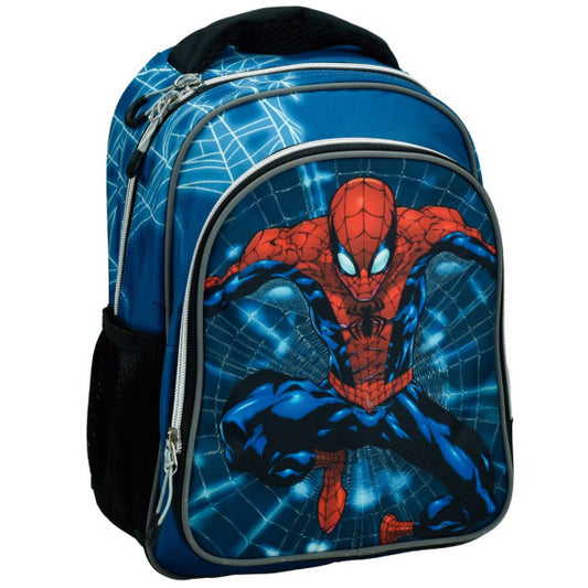 Mochila pré-escolar Spiderman Web 31 cm - BONECADA