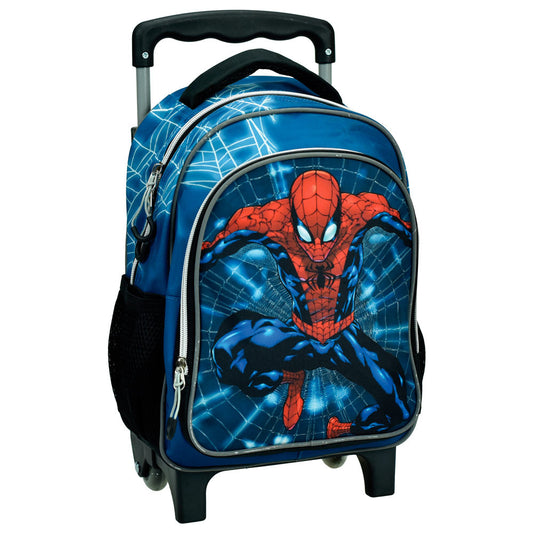 Mochila Trolley pré-escolar Spiderman Web 30 cm - BONECADA