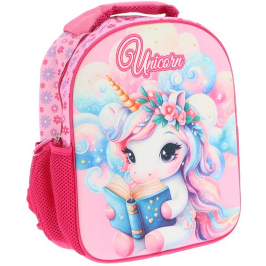 Mochila pré-escolar Unicórnio Clouds - 30 cm - BONECADA