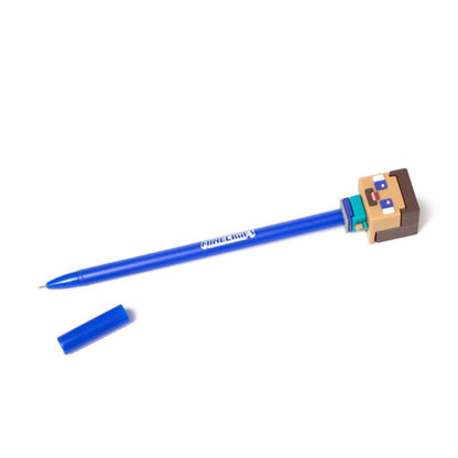 Caneta apagável com topo de silicone Inkredible com Minecraft Chibi
