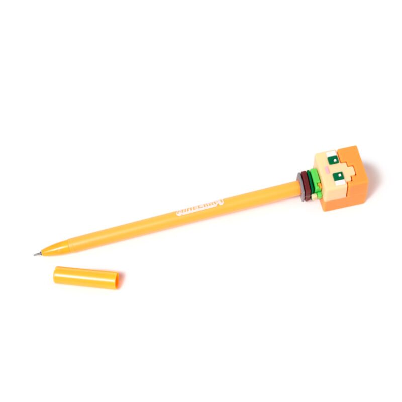 Caneta apagável com topo de silicone Inkredible com Minecraft Chibi