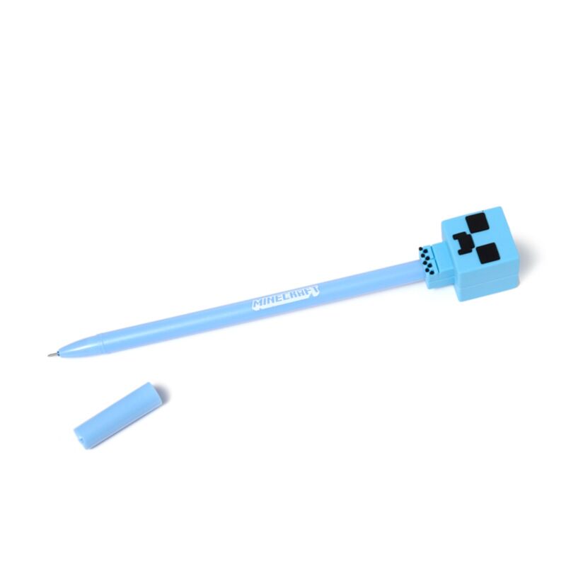 Caneta apagável com topo de silicone Inkredible com Minecraft Chibi