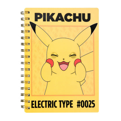 Caderno 3D Pokémon Pikachu