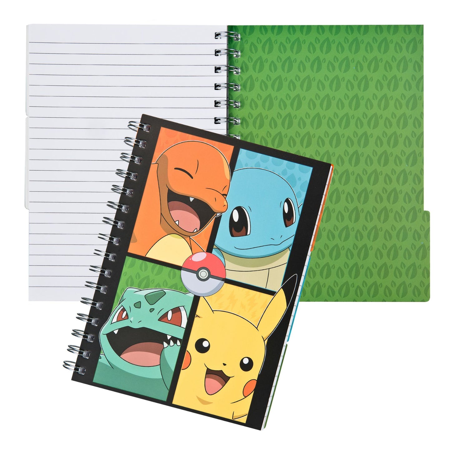 Caderno Pokemon com Separadores