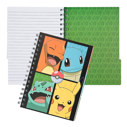 Caderno Pokemon com Separadores