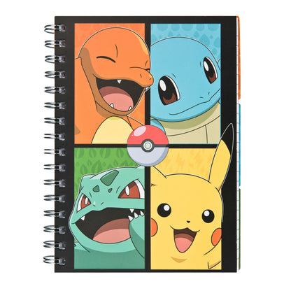Caderno Pokemon com Separadores
