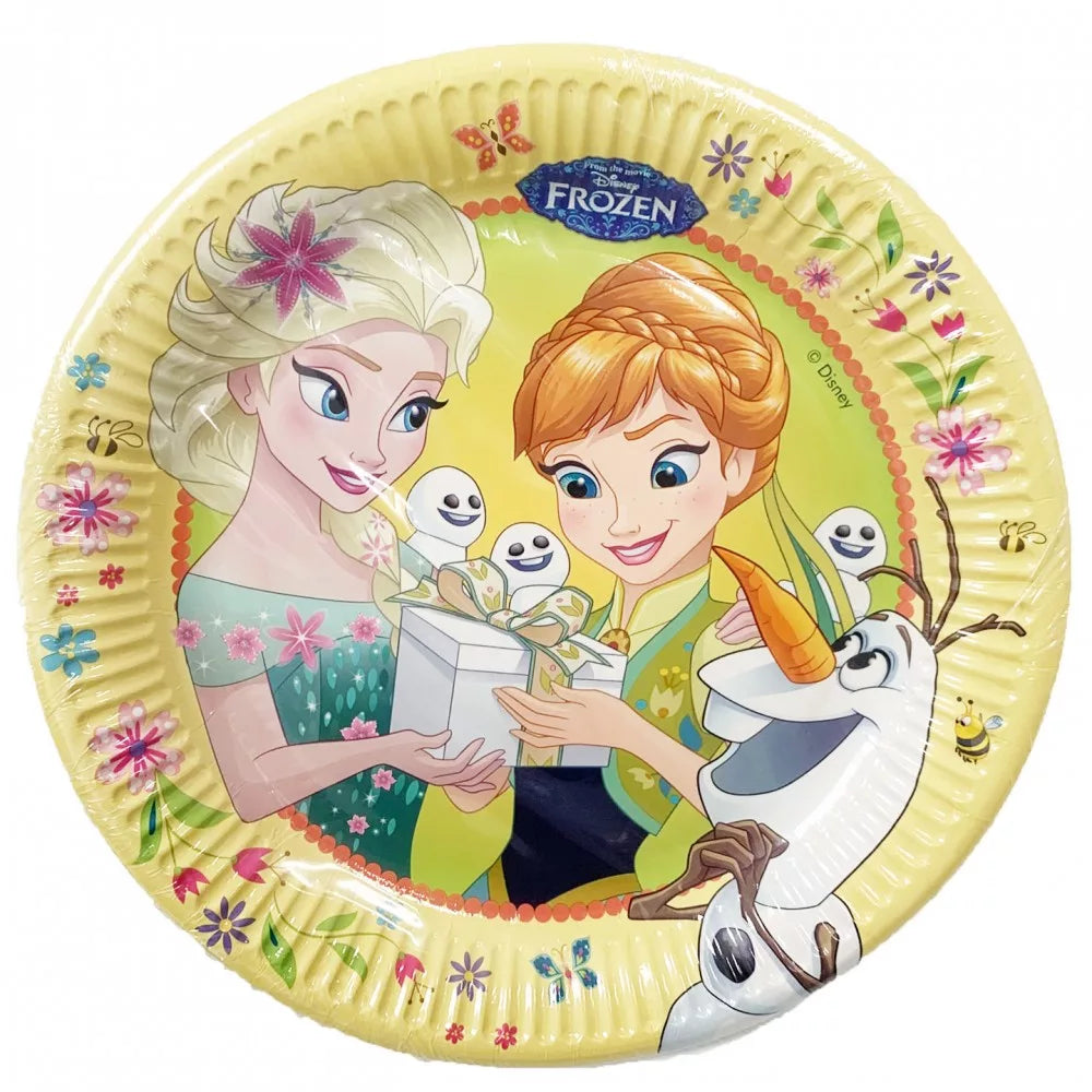 Pratos de Papel Disney Frozen Fever 8 unidades