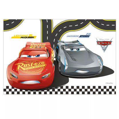 Toalha de festa Cars arena race