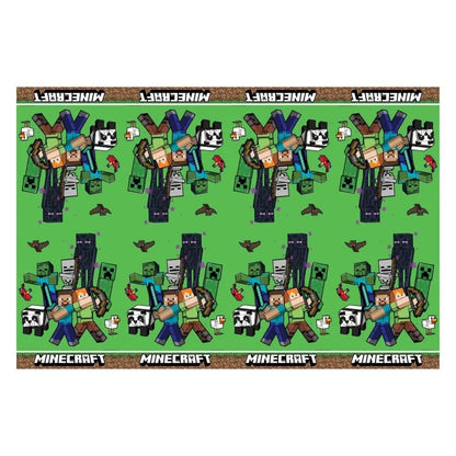 Toalha de festa Minecraft Green (120x180 cm)