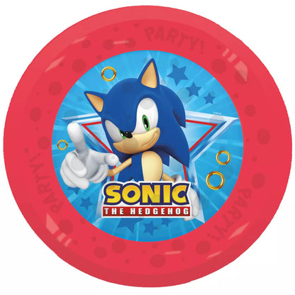 Pratos reutilizáveis Sonic (4 unidades)