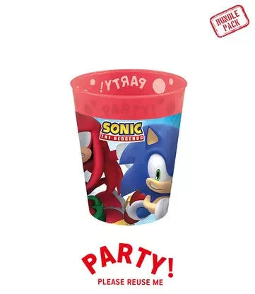 Copos reutilizáveis Sonic micro (4 unidades)